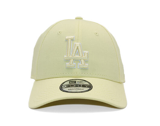 Kappe New Era - MLB Team Outline 9FORTY - LA Dodgers - Yellow / White