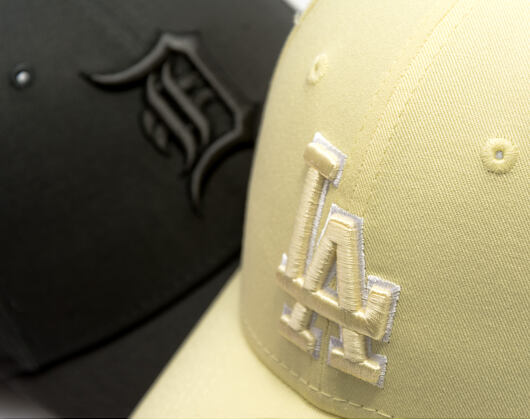 Kappe New Era - MLB Team Outline 9FORTY - LA Dodgers - Yellow / White