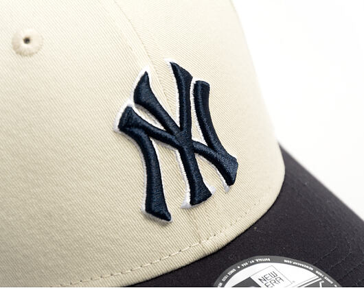 Kappe New Era - MLB World Series Patch Cooperstown 9FORTY - NY Yankees - Cream / Navy