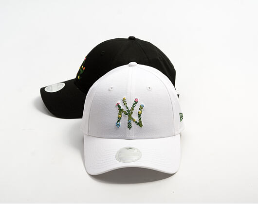 Damen Kappe New Era - MLB Floral Infill 9FORTY - NY Yankees - White
