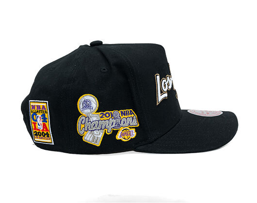 Kappe Mitchell & Ness - NBA - La Script 2.0 - Los Angeles Lakers - Black/Green