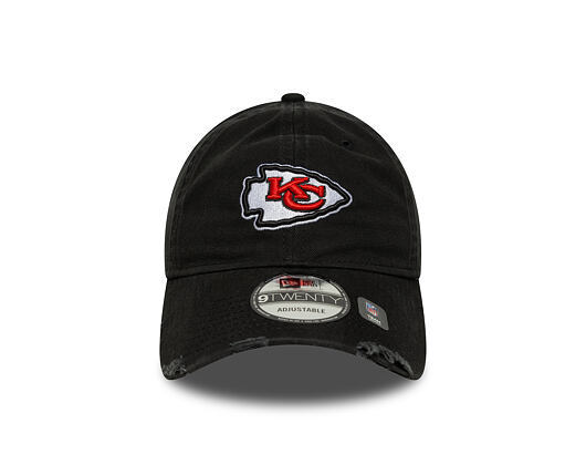 Kappe New Era - NFL Wash & Distressed 9TWENTY - Kansas City Chiefs - Black