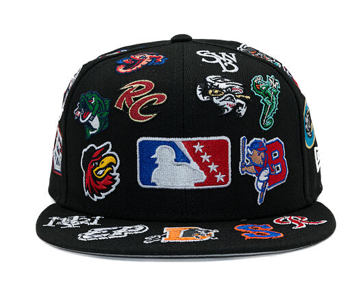 Kappe New Era - MiLB All Over Logo 59FIFTY - Black