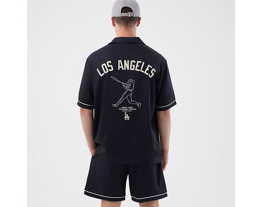 T-Shirt New Era - MLB Graphic Riviera Tee - LA Dodgers - Navy