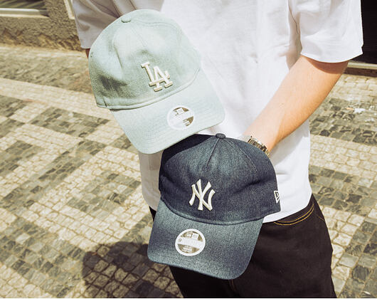 Damen Kappe New Era - MLB Denim 9TWENTY A-Frame - NY Yankees - Navy