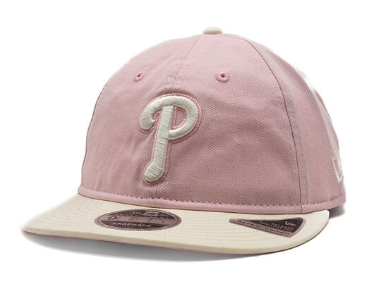 Kappe New Era - MLB Washed Tie Dye 9FIFTY Retro Crown - Philadelphia Phillies - Pink