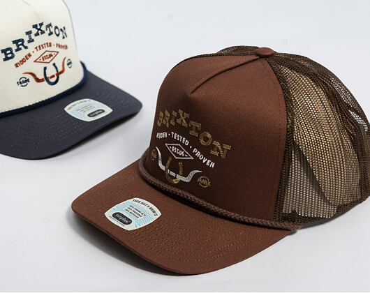 Kappe Brixton - Beekman C Np Mp Trucker Hat - Brown/Brown