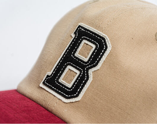 Kappe Brixton - Big B Mp Cap - Sand/Burgundy