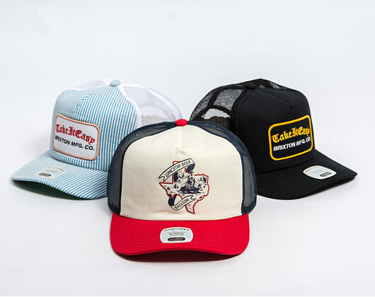 Kappe Brixton - Lonestar X Brixton Trucker - Red/White/Blue