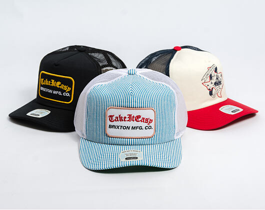 Kappe Brixton - Take It Easy C Np Mp Trucker - Two Boot Stripe
