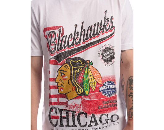 T-Shirt New Era - NHL US Edit - Chicago Blackhawks - White