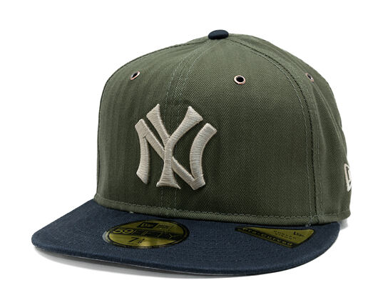 Kappe New Era - MLB Three Looms "American Herringbone" 59FIFTY - NY Yankees - Team Color