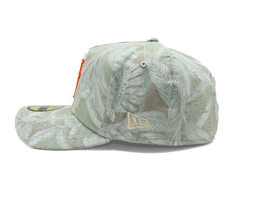Kappe New Era - MLB Three Looms "Leafy Palm" 59FORTY A-Frame - NY Mets - Stone