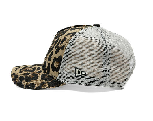 Damen Kappe New Era - MLB Summer Leopard 9FORTY M-CROWN A-Frame Trucker - NY Yankees - Brown