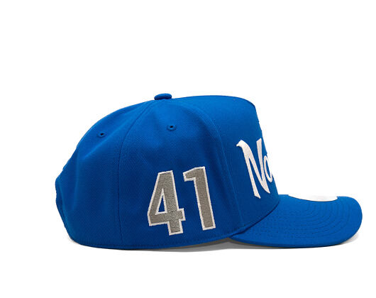 Kappe Mitchell & Ness - Player Script Hwc - NBA - Dallas Mavericks - Dirk Nowitzki - Blue