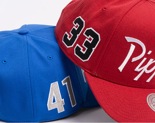 Kappe Mitchell & Ness - Player Script Hwc - NBA - Chicago Bulls - Scottie Pippen - Red
