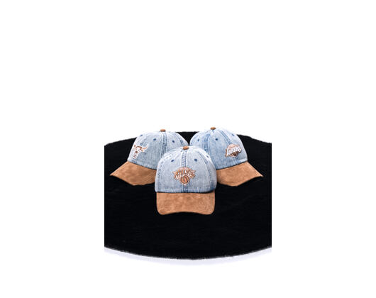 Kappe Mitchell & Ness - Den Suede Strapback - NBA - Chicago Bulls - Blue