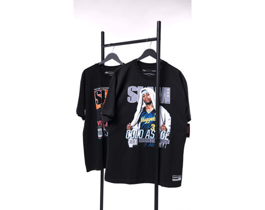 T-Shirt Mitchell & Ness - Boxy Slam Tee - NBA - Denver Nuggets - Allen Iverson - Black