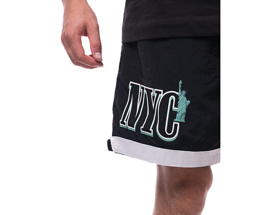 Shorts Mitchell & Ness - In The City 7In Nylon Shorts - NBA - New York Knicks -Black