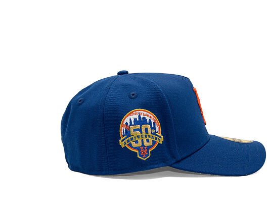 Kappe New Era - MLB "Anniversary Patch" 59FORTY A-Frame - NY Mets - Team Color