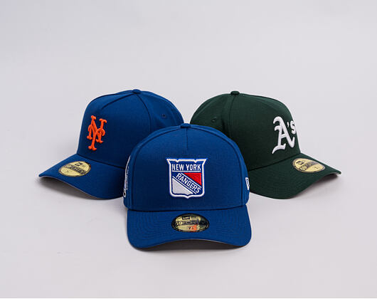 Kappe New Era - NHL "Anniversary Patch" 59FORTY A-Frame - NY Rangers - Team Color