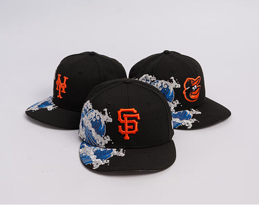 Kappe New Era - MLB "Tidal Wave" 59FIFTY - San Francisco Giants - Black