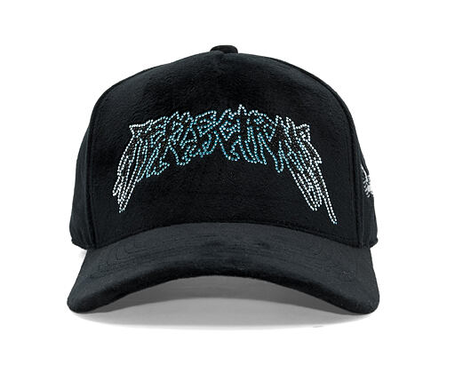 Kappe Reflection Luxury New Angel Cap - Black Baby Blue Script