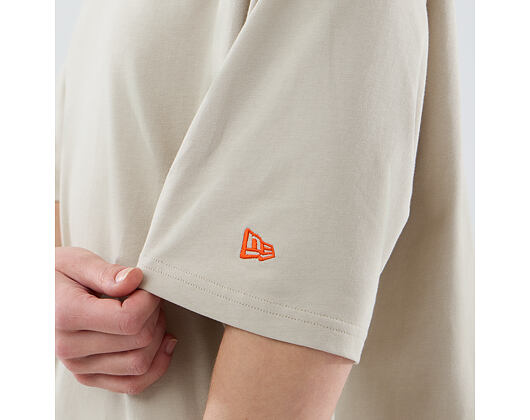 T-Shirt New Era - Branded Food Character Oversized Tee - Stone
