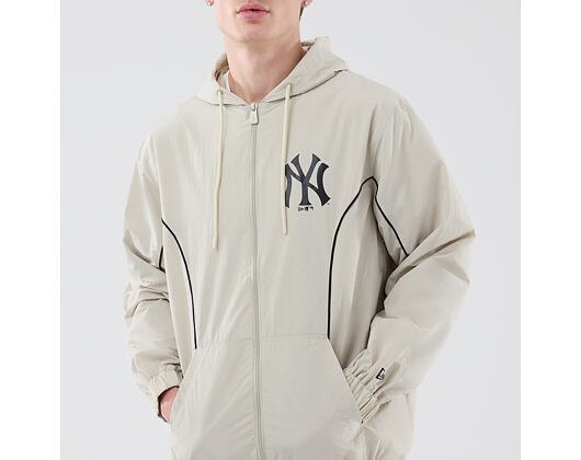 Jacke New Era - MLB Piping Track Jacket - NY Yankees - Stone