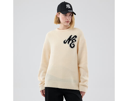 Strickpullover New Era - Branded Knit Sweater - Cream