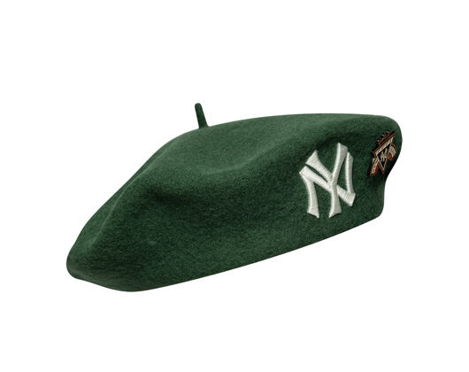 Baskenmütze New Era - MLB IMAGE DROP Retro Pin Beret - NY Yankees - Green