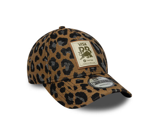 Damen Kappe New Era - F1 Leopard 9FORTY - Visa Cash App RB - Brown
