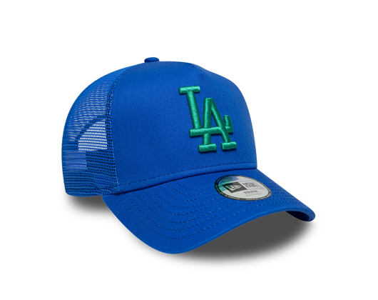 Kinder Kappe New Era - MLB Essential 9FORTY A-Frame Trucker - LA Dodgers - Blue / Green