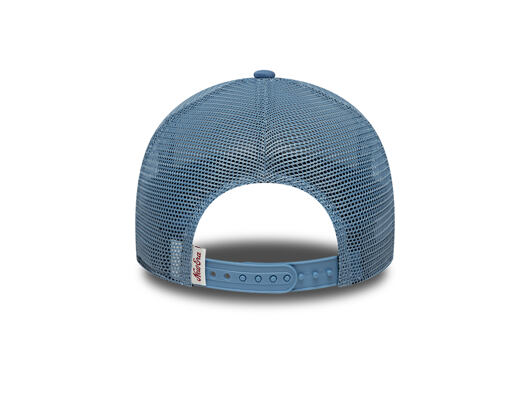 Kinder Kappe New Era - Branded Oval Patch 9FORTY A-Frame Trucker - Blue / White