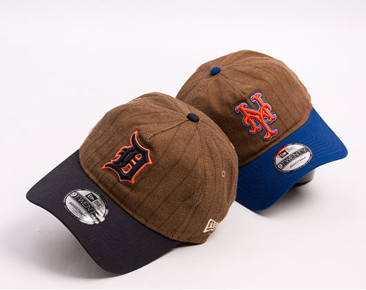 Kappe New Era × Three Looms - Chestnut Pinstripe 9TWENTY A-Frame - Detroit Tigers