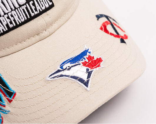 Kappe New Era - MLB Grapefruit League Scatter 9TWENTY - Grapefruit League Logo - Stone