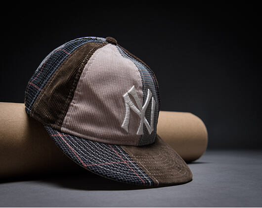 Kappe New Era - MLB IMAGE DROP Patchwork 9FIFTY Retro Crown - NY Yankees - Brown