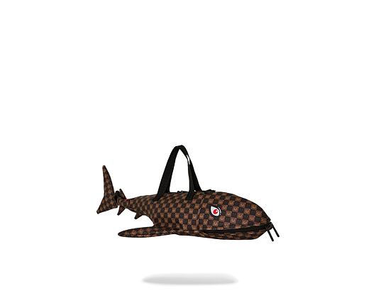 Tasche Sprayground - Sharks In Paris Wtf Bubble Brown Check Shark Duffle