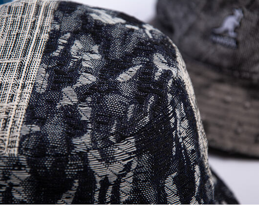 Hut Kangol - TRENDS PACK - Denim Mashup Bucket - Black Topstitch