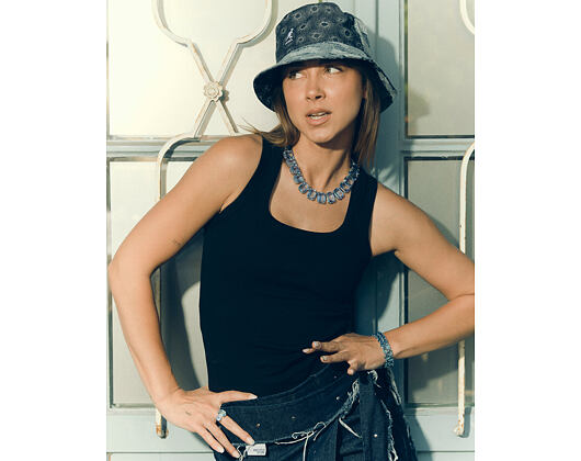 Hut Kangol - TRENDS PACK - Denim Mashup Bucket - Blue Picnic