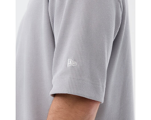T-Shirt New Era - MLB Waffle Box Tee - NY Mets - Grey