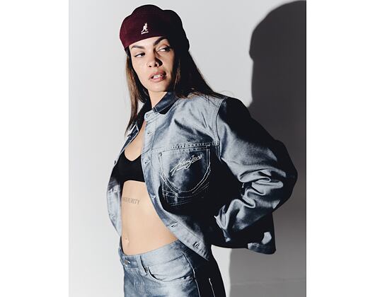 Jeansjacke Karl Kani - Kani Jeans Cropped Silver Denim Jacket