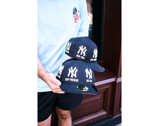 Kappe New Era - MLB IMAGE DROP All-Over 59FIFTY Low Profile - NY Yankees - Navy