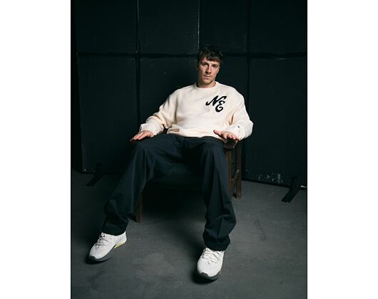 Strickpullover New Era - Branded Knit Sweater - Cream