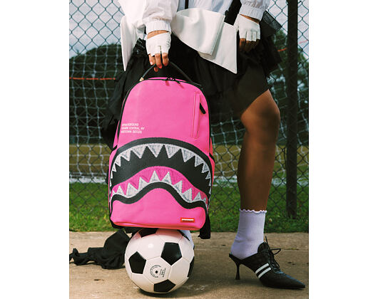 Rucksack Sprayground - Shark Central Pink Embroidered Shark Backpack
