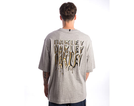 T-Shirt Oakley - Stacked Metal Tee - New Granite Hthr