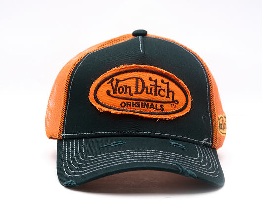 Kappe Von Dutch - Baseball - Vintage Distressed - Orange / Navy