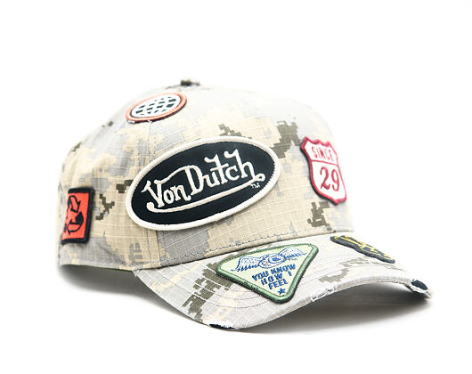 Kappe Von Dutch - Baseball - Camo Patch - Camo
