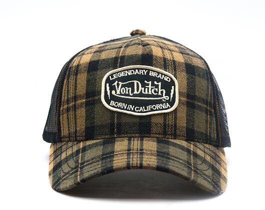 Kappe Von Dutch - Baseball - Checkered Patch - Brown