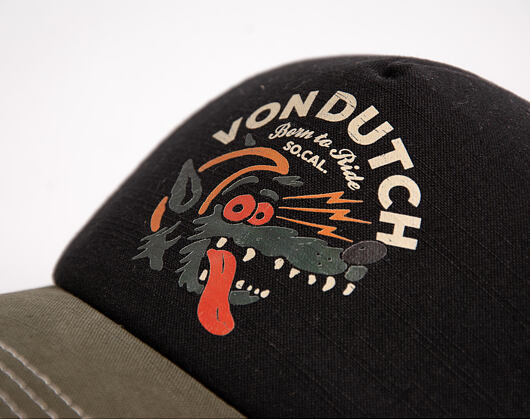 Kappe Von Dutch - Trucker - Print - Black / Green